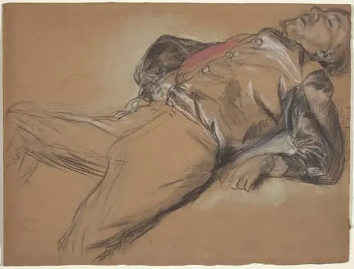 Fallen Jockey (study for "Scene from the Steeplechase: The Fallen Jockey")