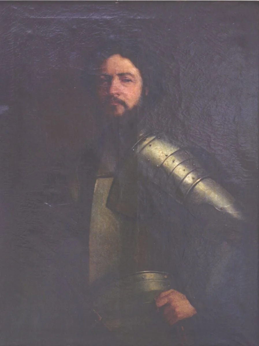 Cavaler în armură (Portret Ghica), by Nicolae Grigorescu, unspecified, 1850