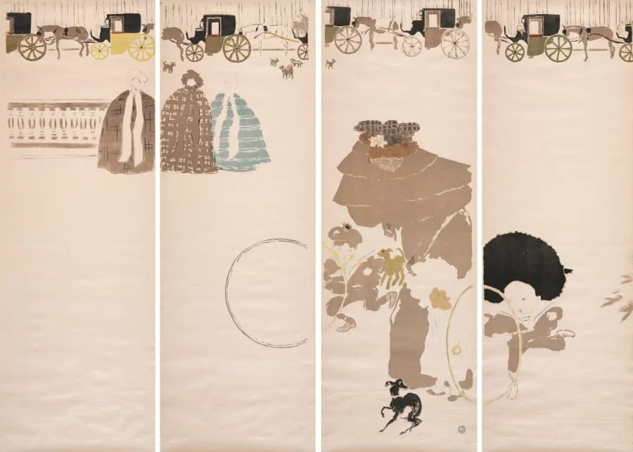 Nursemaids’ Promenade, Frieze of Carriages