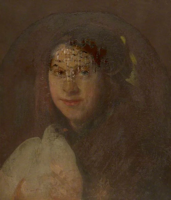 The Pet Pigeon, by James Torrance, oil, 1897