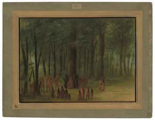 Funeral of Black Hawk - Saukie