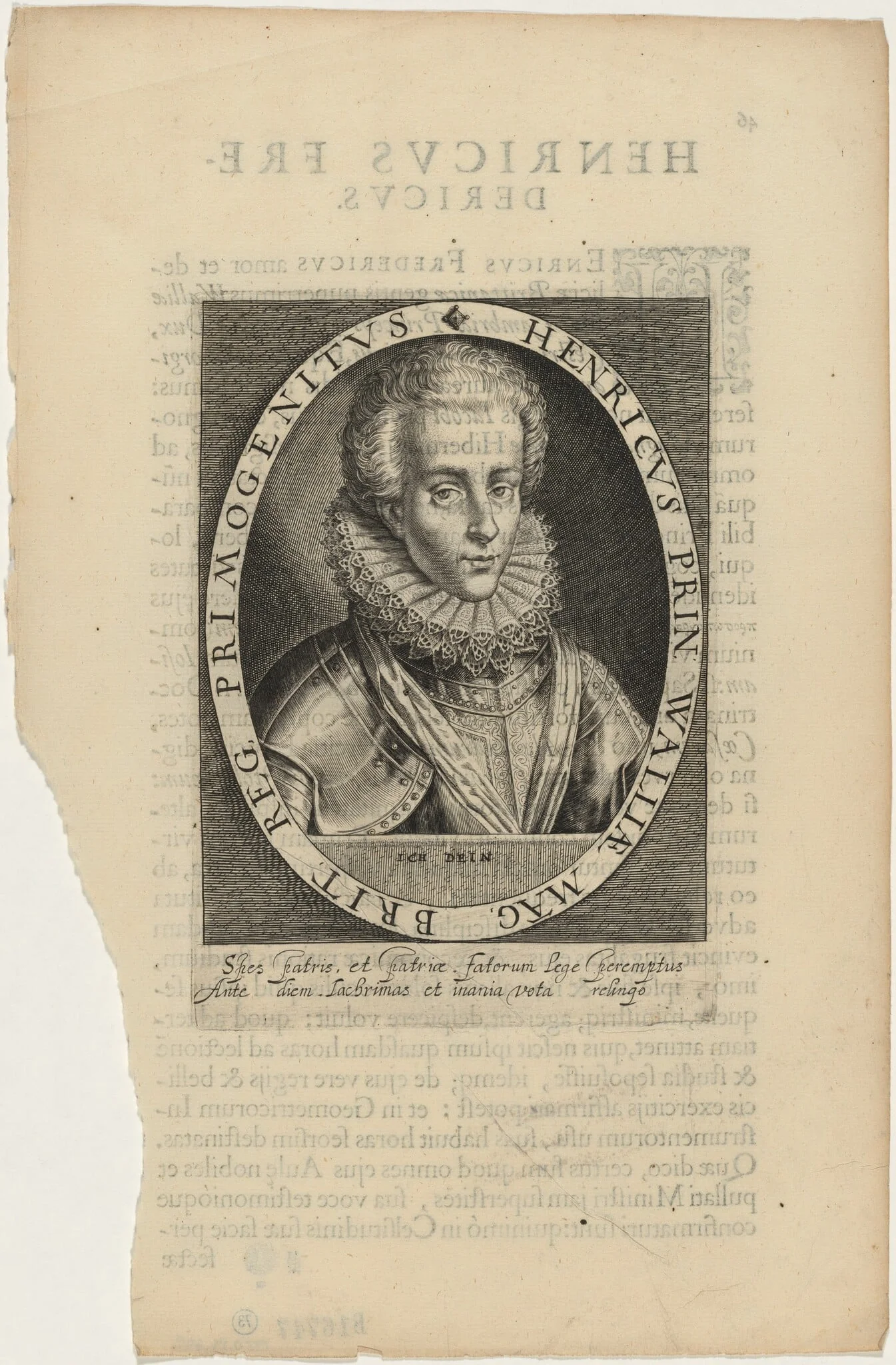 Henry Frederick, Prince of Wales, by Magdalena van de Passe, ink, 1620