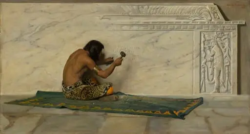 An Aztec Sculptor