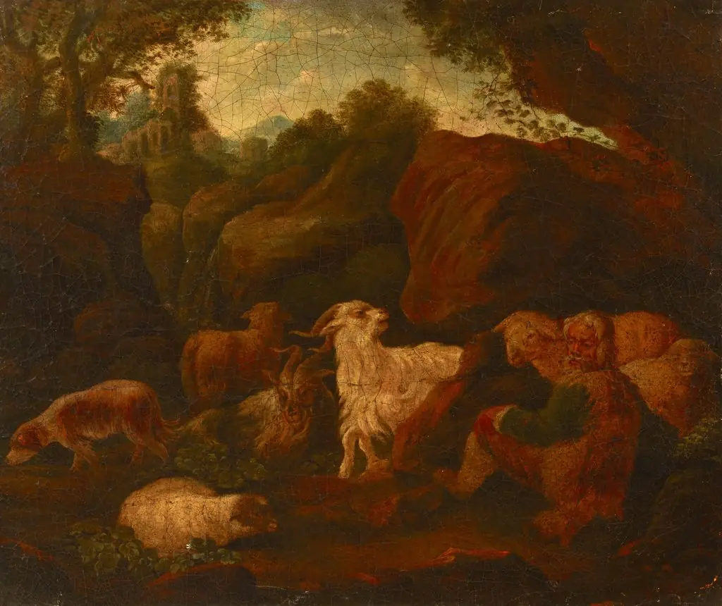 Landscape with a Shepherd and a Flock