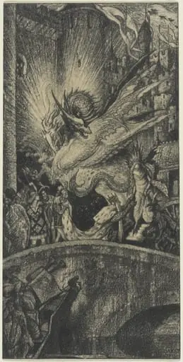 Study for The Sleeping Beauty: The Aged King Pleads with the Good Fairy