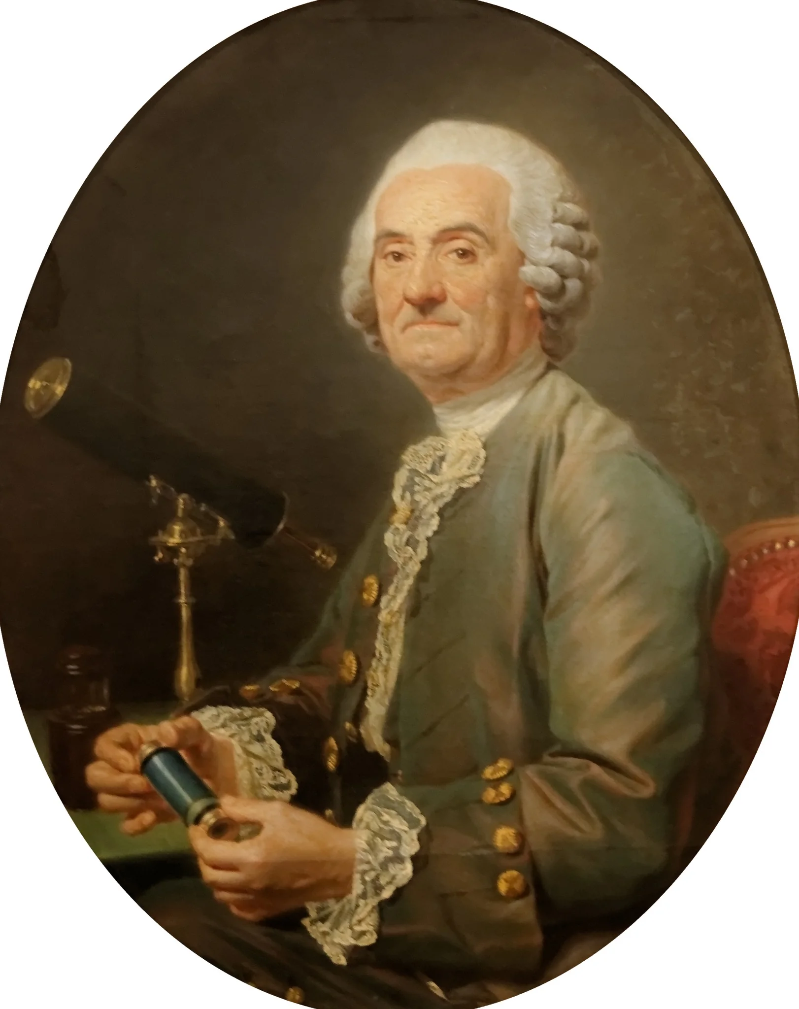 The Astronomer, by Nicolas Bernard Lépicié, oil, 1789
