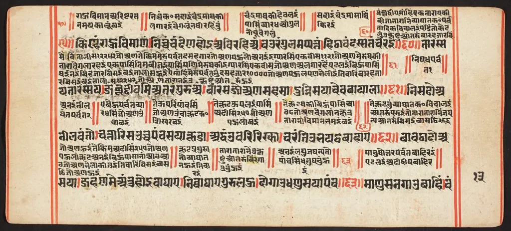 Tantric Manuscript, "Sangrahani Sutra"
