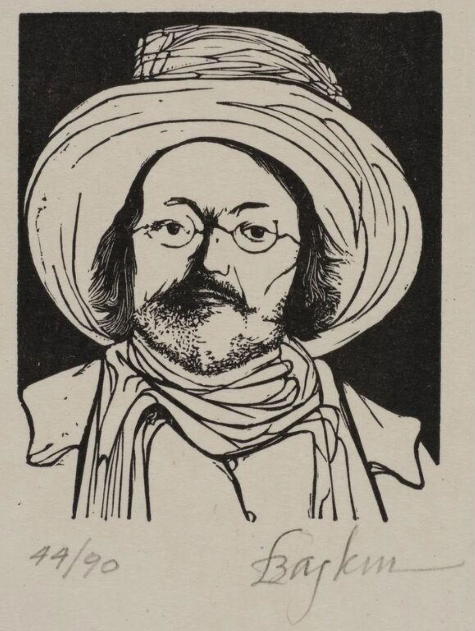 Samuel Palmer, by Leonard Baskin, 1956
