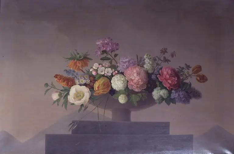 Blomster i en skål
