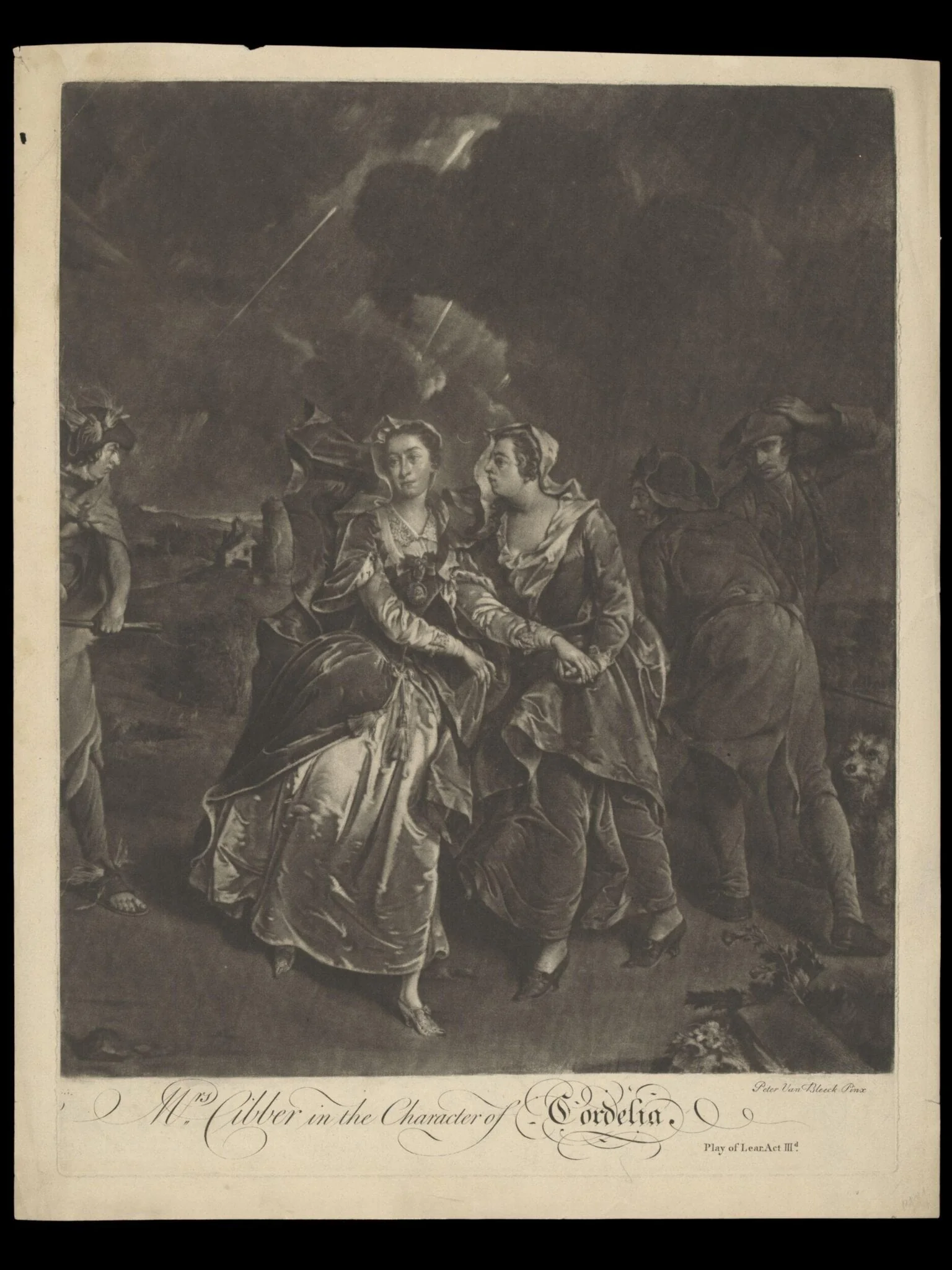H Beard Print Collection, by Peter Van Bleeck, 1750