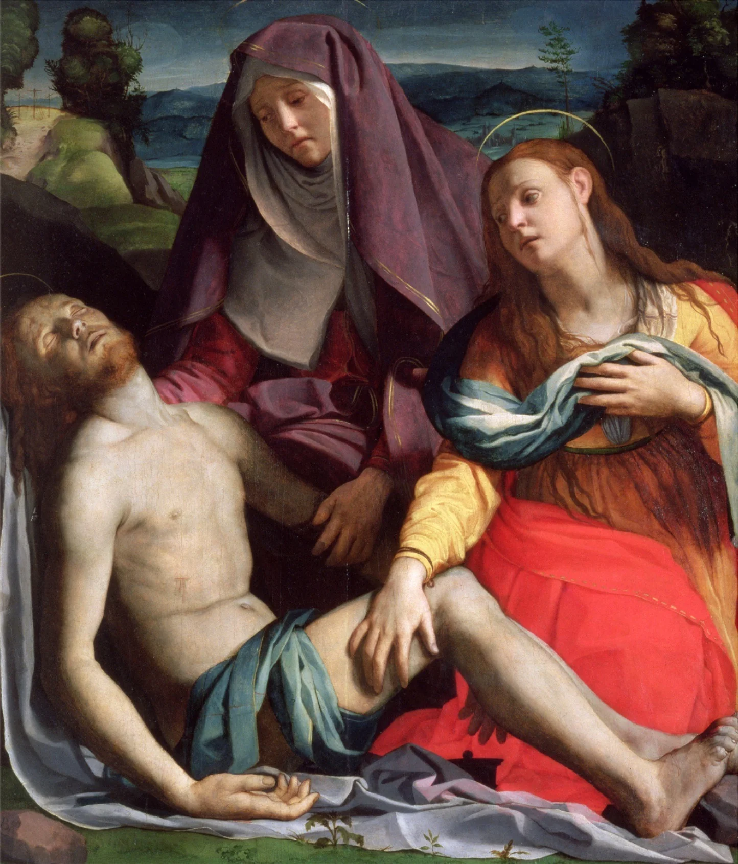 Pietà with Saint Mary Magdalene
