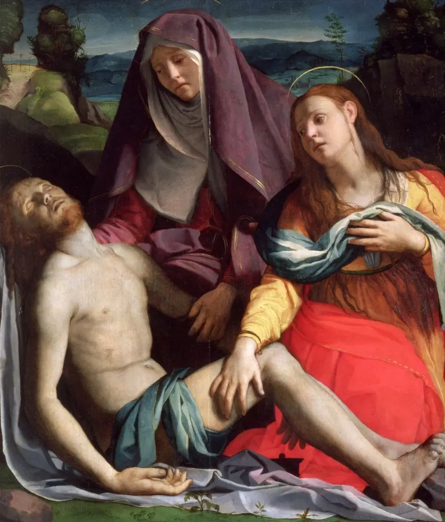 Pietà with Saint Mary Magdalene