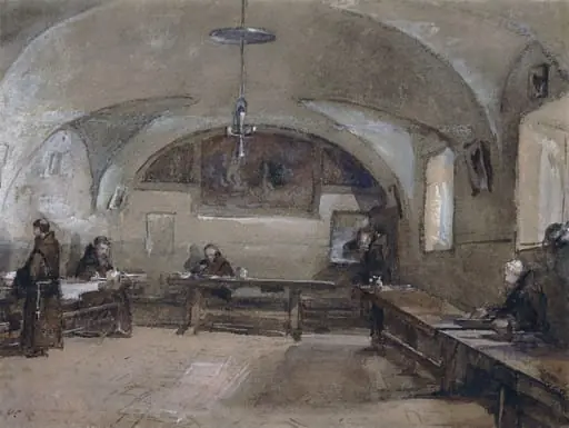 Interior of the Capuchin Convent at Albano