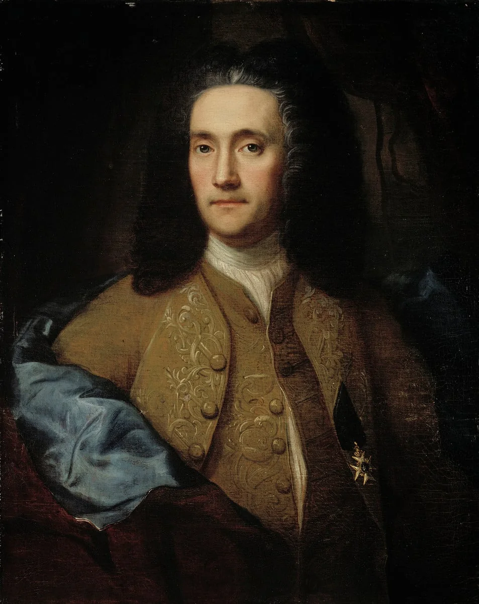 Miehen muotokuva, by Georg Desmarées, unspecified, 1746