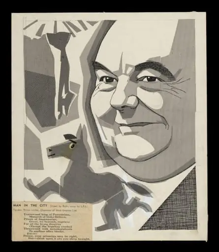 Prince Frank Littler (1901-1973). Print reflecting ballet and pantomime, major interests in his business as a theatrical impresario.