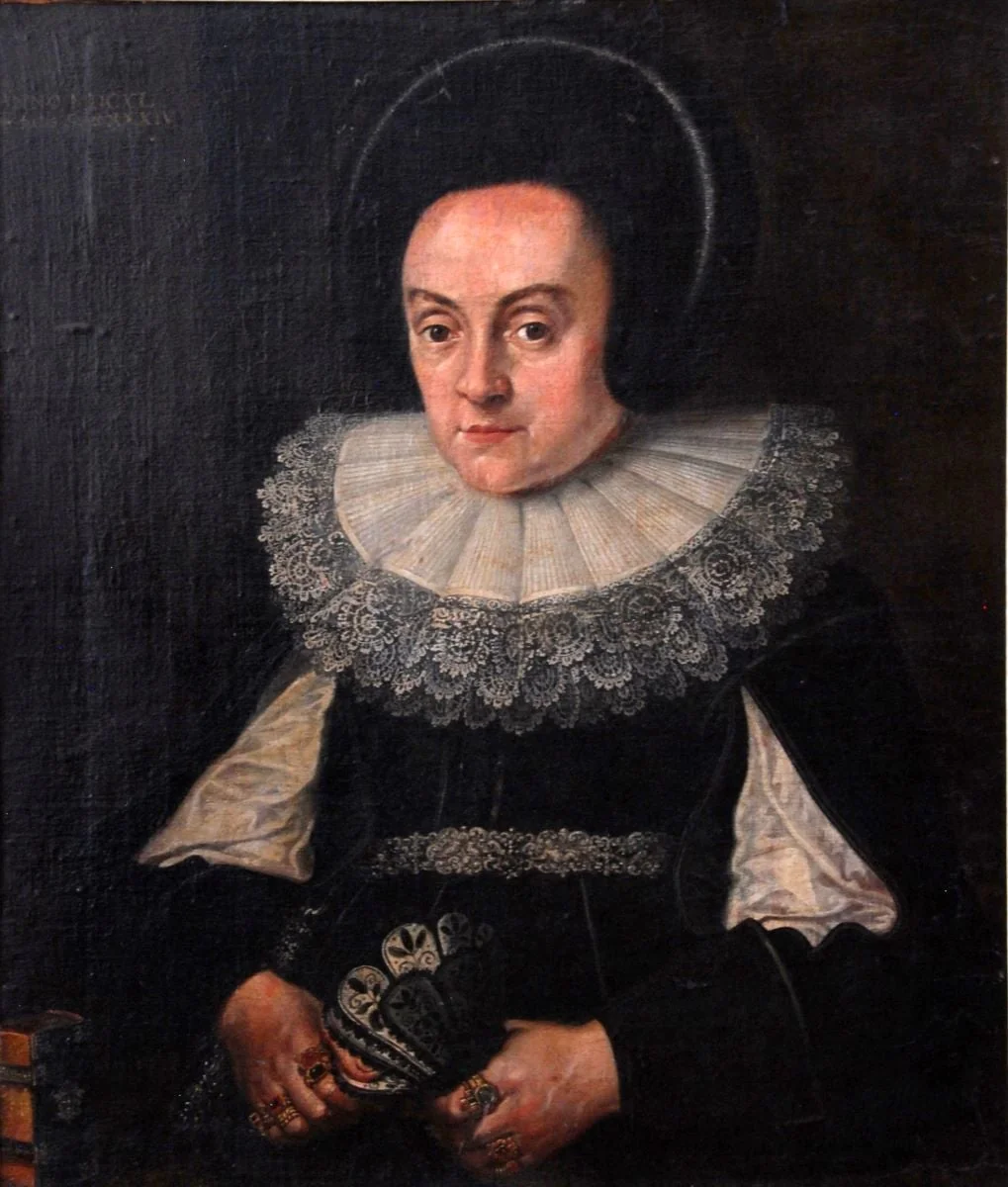 Portret de aristocrată, by anonim flamand, 1640