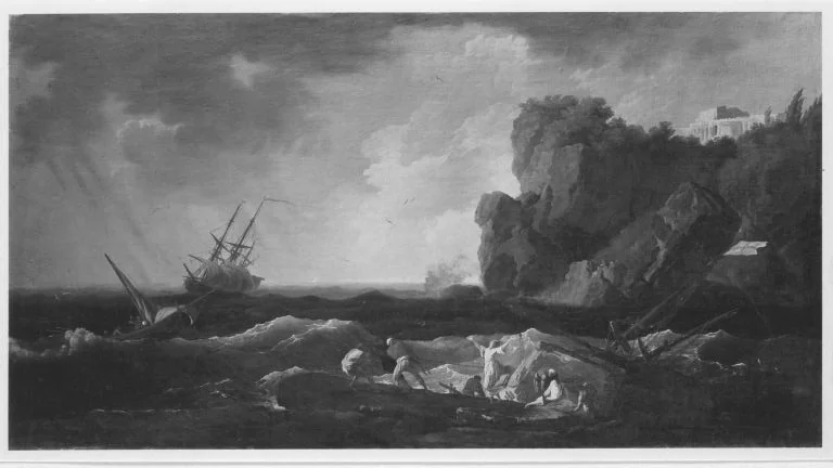 Schiffbruch, by Charles François Grenier de Lacroix, unspecified, 1749