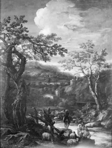 Road with People and Animals