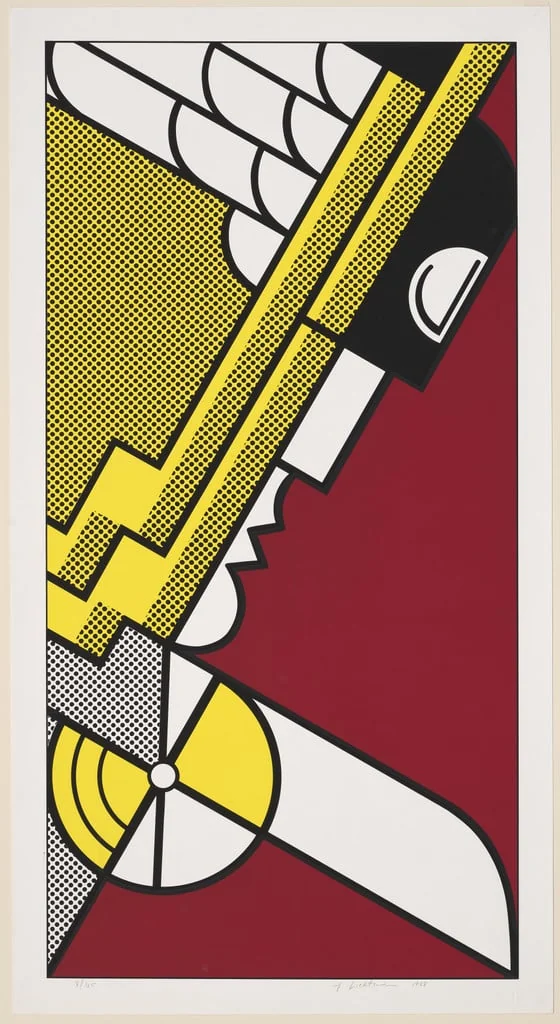 Untitled, by Roy Lichtenstein, ink, 1968