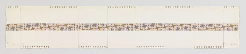 Untitled, by Allan McCollum, ink, 1974