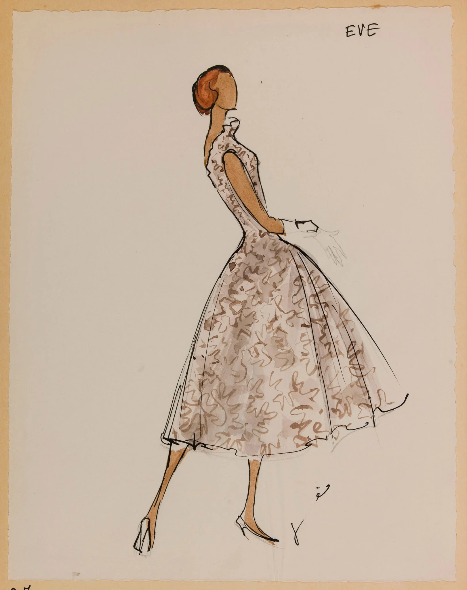 Eve, by Marie-Louise Carven, 1956