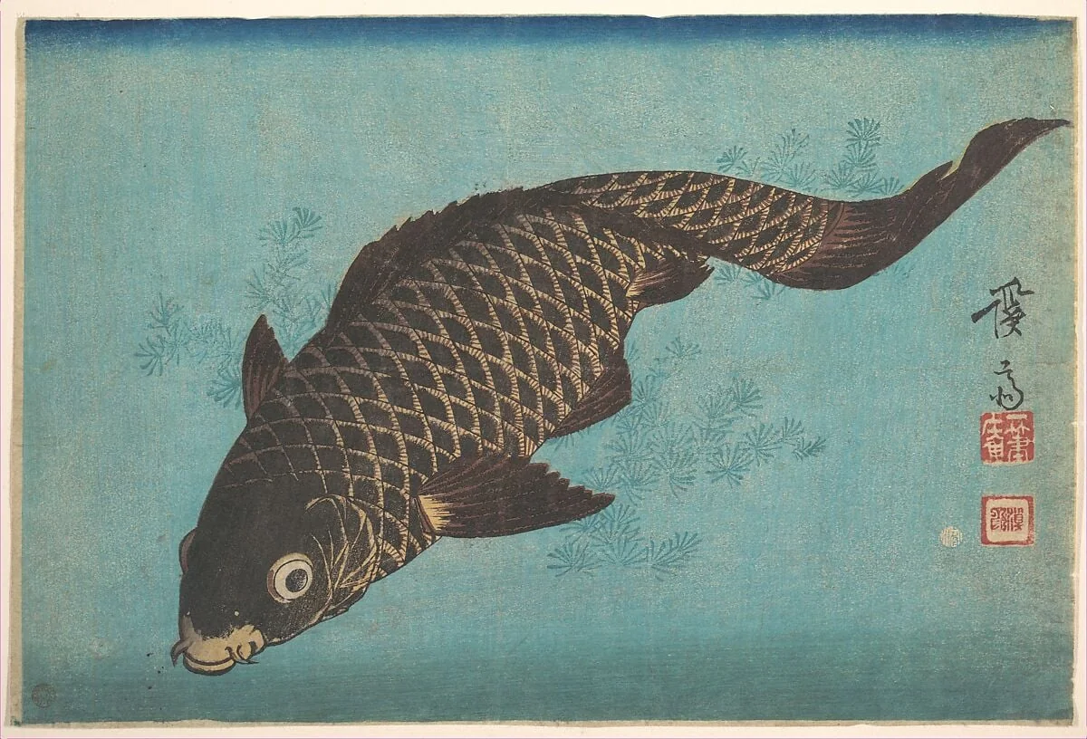 Untitled, by Keisai Eisen, ink, 1842