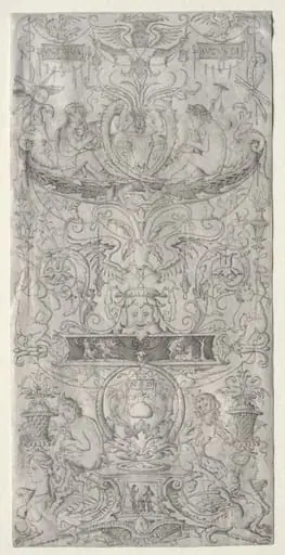 Panel of Ornament Inscribed Victoria Augusta