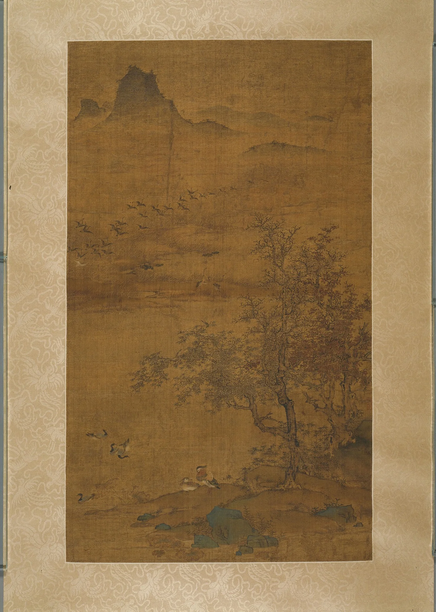 Flight of Geese, by Unknown, unspecified, 1323