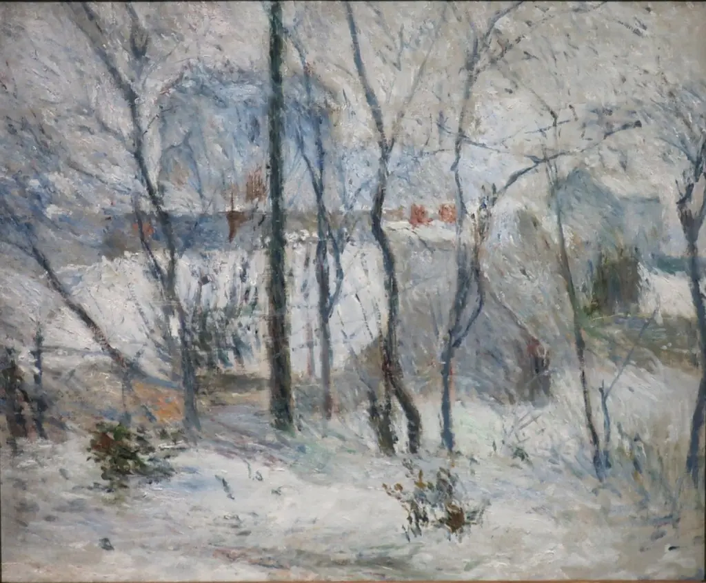 Garden in Snow
