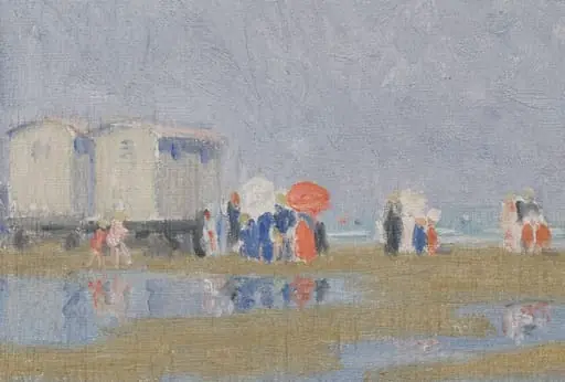 La plajă