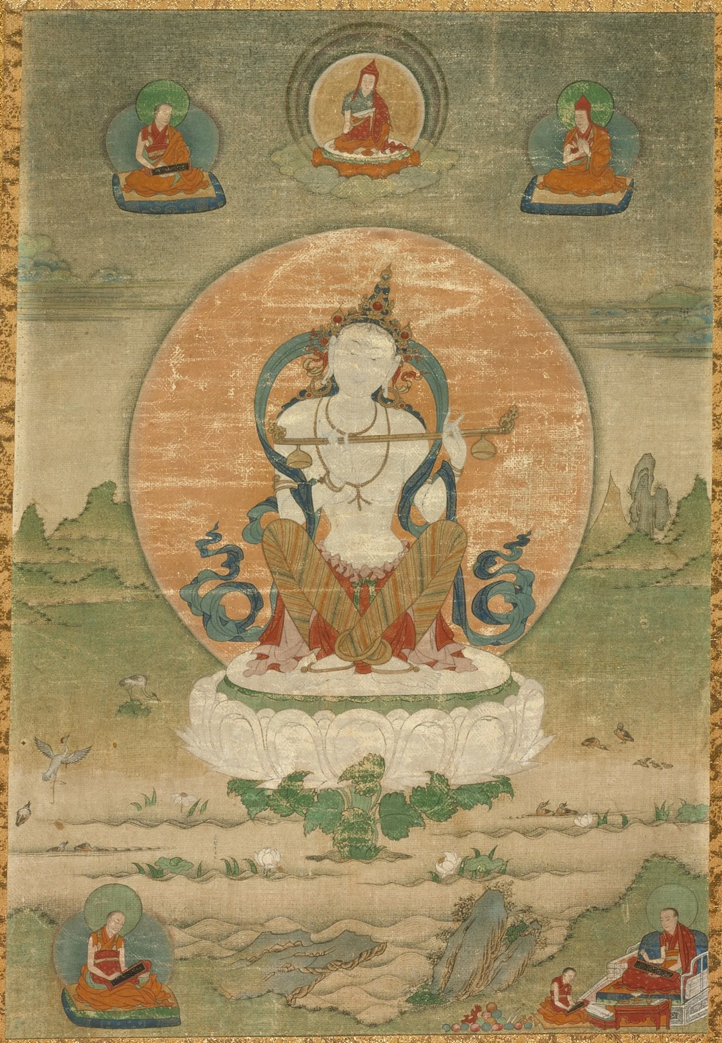 The Goddess Sarasvati