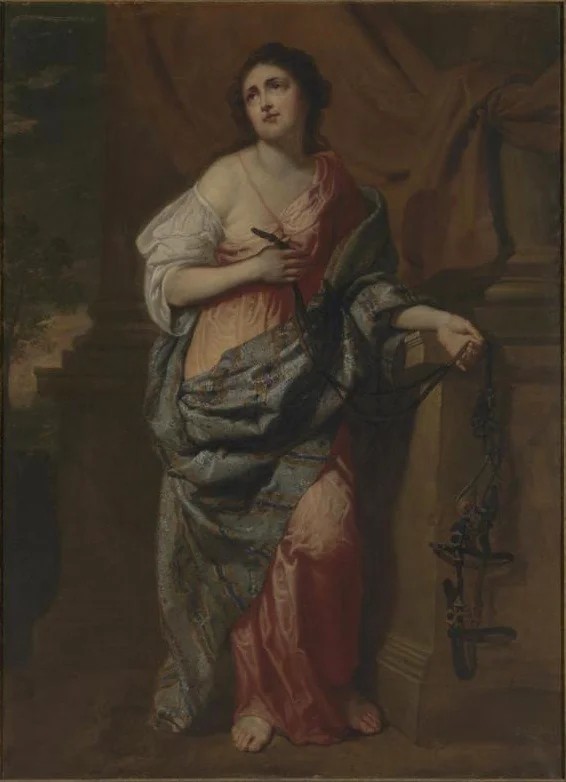 Temperantia, by Erasmus Quellinus II, oil, 1666