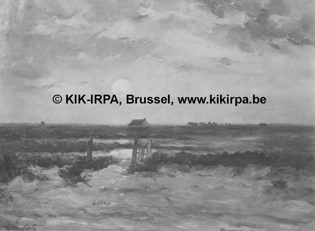 Rising of the Moon in Blankenberge