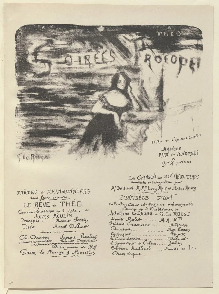 Untitled, by Gustave Le Rouge, ink, 1892