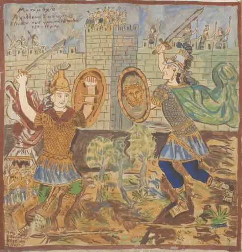 Duel of Hector and Achilles