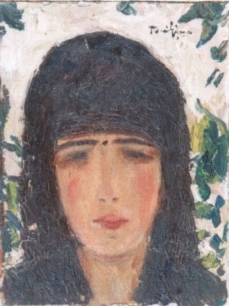 Cap de turcoaică, by Nicolae Tonitza, unspecified, 1932