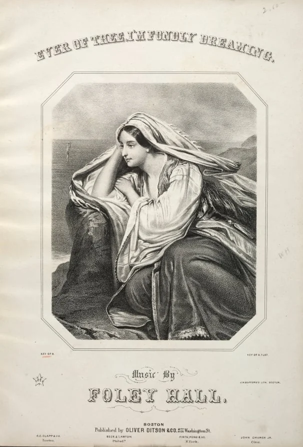 Ever of Thee, I'm Fondly Dreaming - Sheet Music Cover