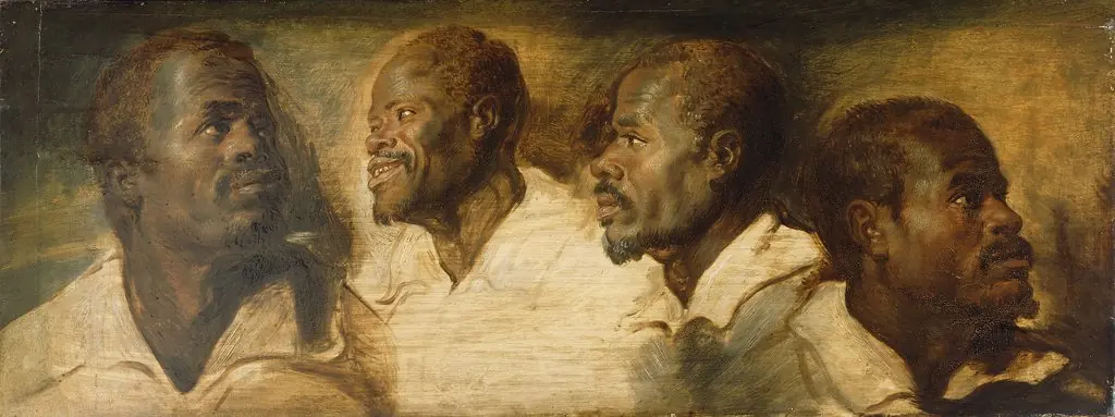 Four Studies of a Male Head