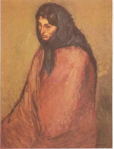 Amparo, by Isidre Nonell, oil, 1904