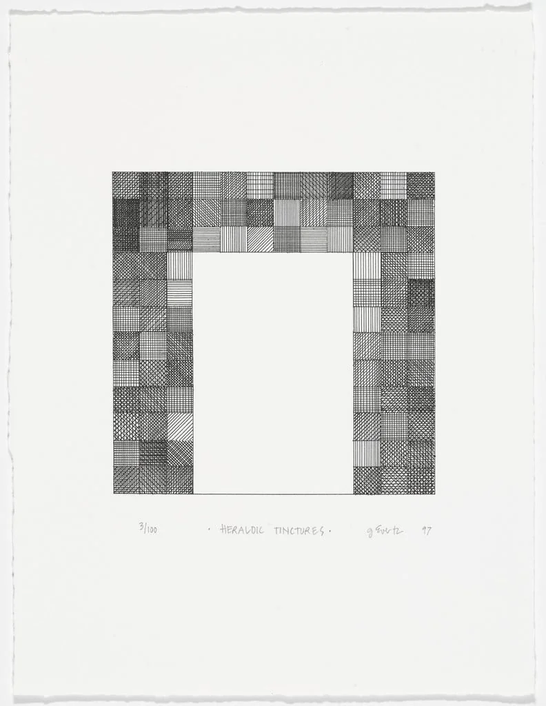 Untitled, by Gabriele Evertz, ink, 1997