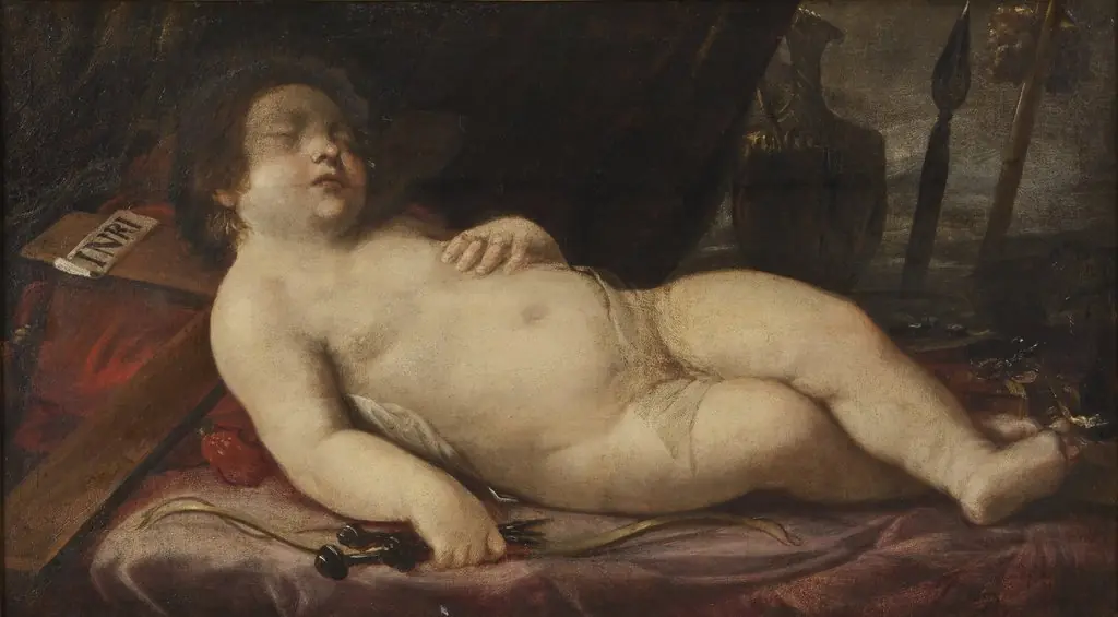The Christ Child Sleeping on the Cross