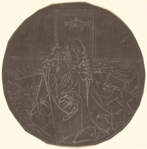 The Madonna and Child in a Garden