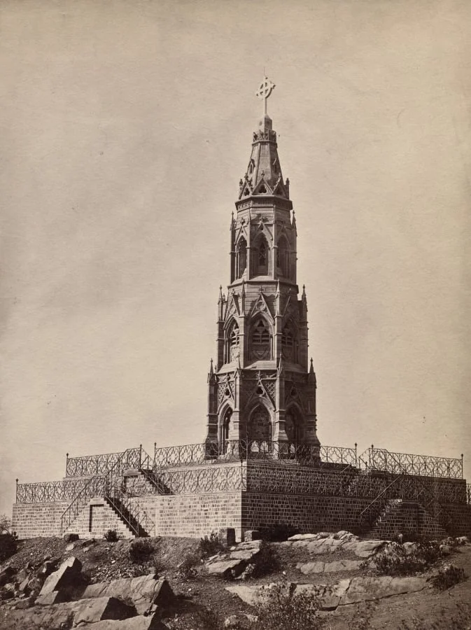 Memorial Monument of the British Soldiers in 1859, by Unknown, 1880