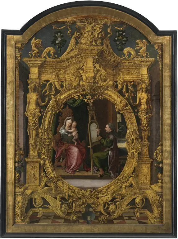 Saint Luke painting the Madonna