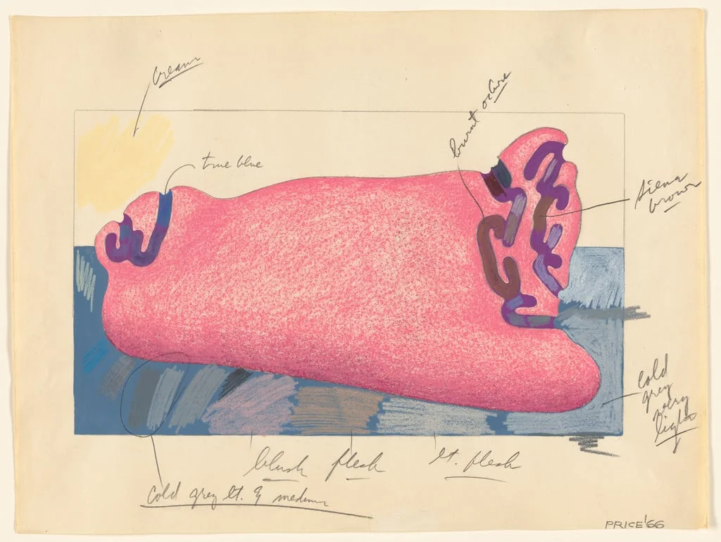 Untitled, by Ken Price, acrylic, 1966