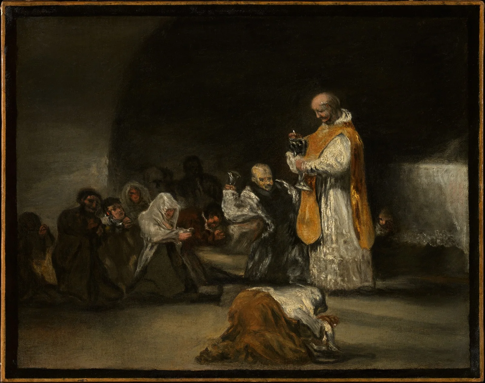 The Communion (A Mass), by Francisco Goya, unspecified