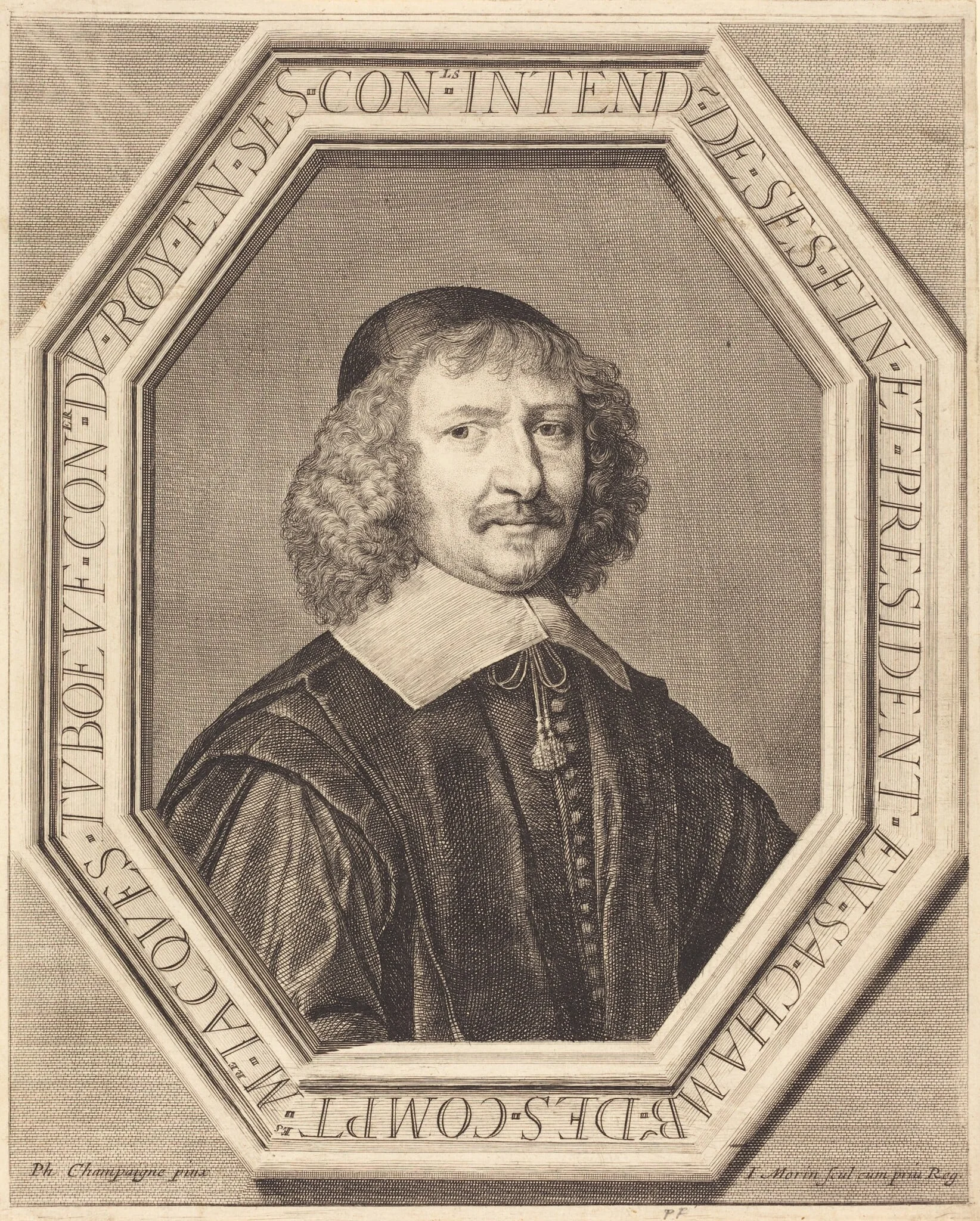 Jacques Tuboeuf, by Jean Morin, ink, 1625