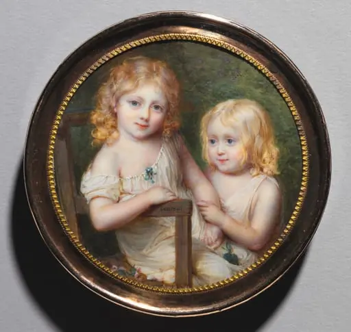 Portrait of the Artist's Children Emma and Paul