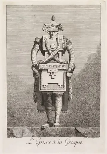 Groom in the Greek Style, Plate 7