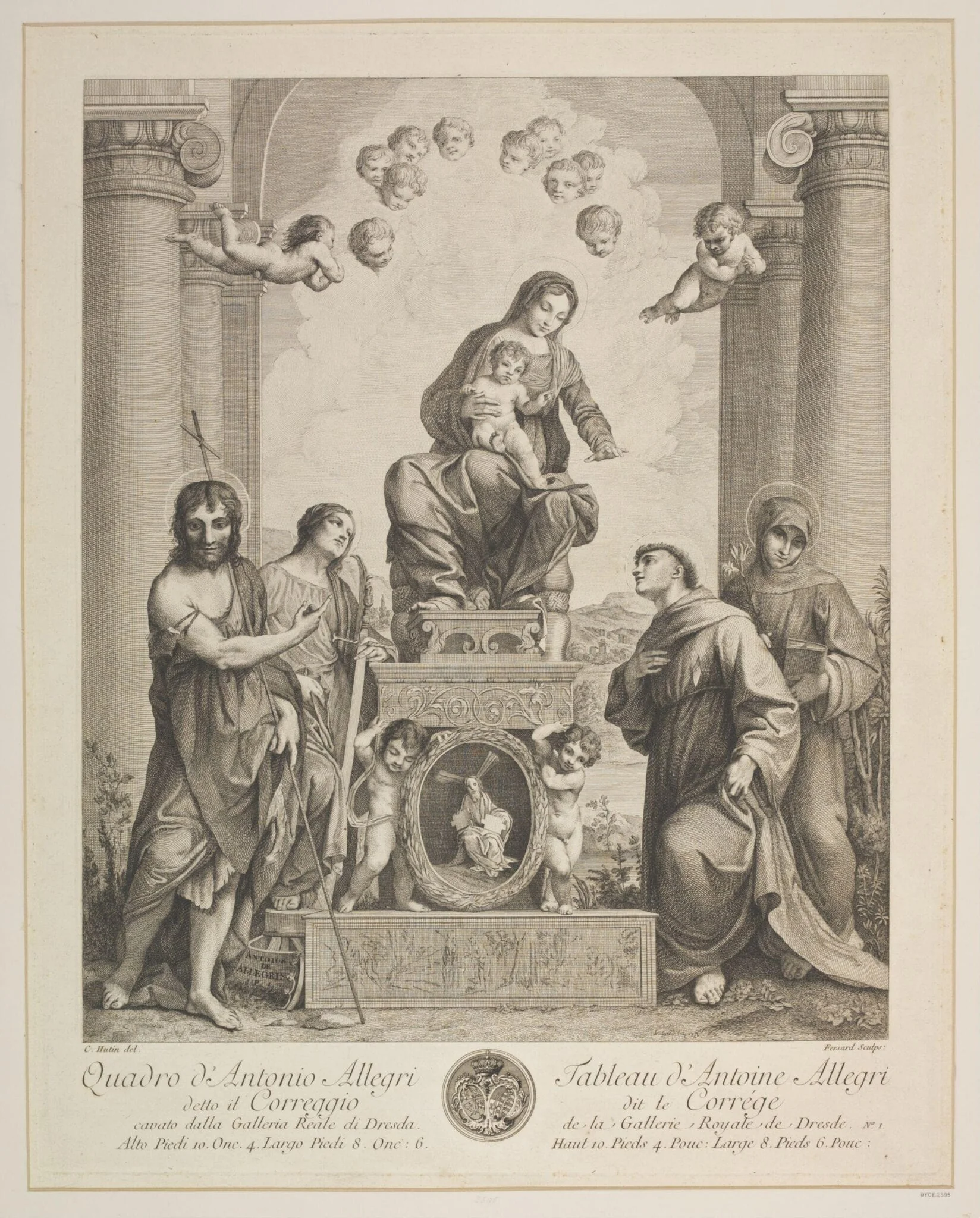The Madonna with Saint Francis
